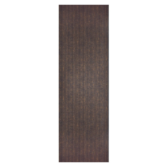Set 5 panouri decorative, riflaj, polimer rigid, Naimeed D5460, 270x30x0.5cm, Maro