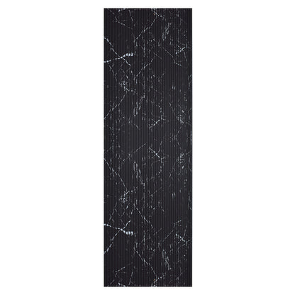 Set 5 panouri decorative, riflaj, polimer rigid, Naimeed D5461, 270x30x0.5cm, Negru