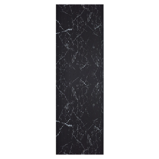 Set 5 panouri decorative, riflaj, polimer rigid, Naimeed D5461, 270x30x0.5cm, Negru