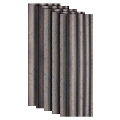 Set 5 panouri decorative, riflaj, polimer rigid, Naimeed D5462, 270x30x0.5cm, Crem