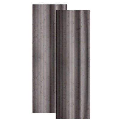 Set 2 panouri decorative, riflaj, polimer rigid, Naimeed D5462, 270x30x0.5cm, Crem