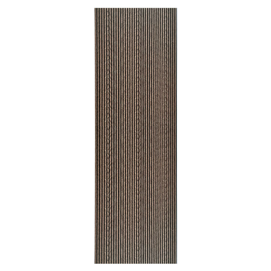 Set 5 panouri decorative, riflaj, polimer rigid, Naimeed D5467, 270x30x0.5cm, Maro