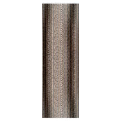 Set 2 panouri decorative, riflaj, polimer rigid, Naimeed D5467, 270x30x0.5cm, Maro