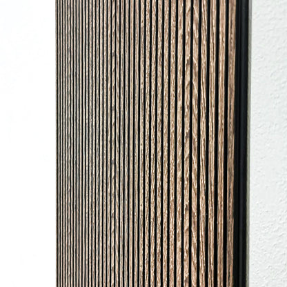 Set 5 panouri decorative, riflaj, polimer rigid, Naimeed D5467, 270x30x0.5cm, Maro
