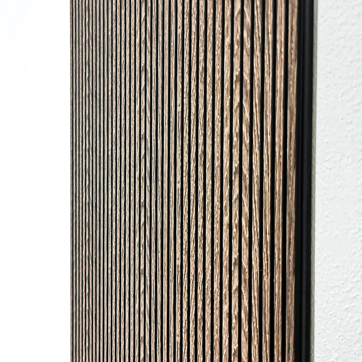 Set 2 panouri decorative, riflaj, polimer rigid, Naimeed D5467, 270x30x0.5cm, Maro