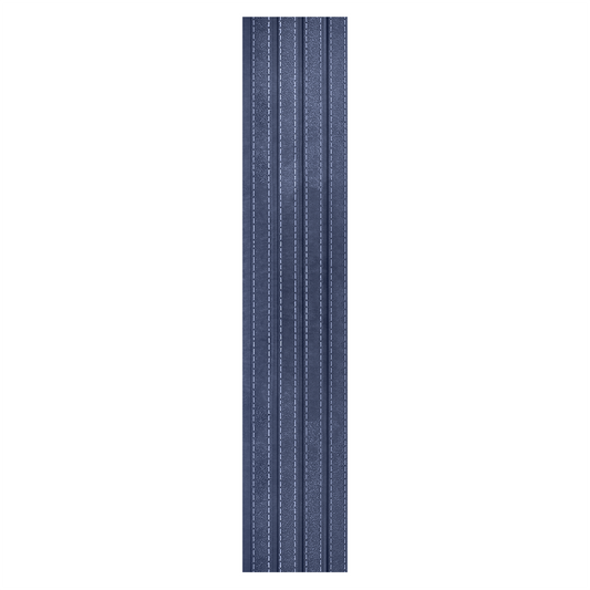 Set 5 panouri decorative, riflaj, polimer rigid, Naimeed D5469, 270x16x1cm, Albastru