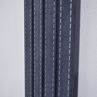Set 2 panouri decorative, riflaj, polimer rigid, Naimeed D5469, 270x16x1cm, Albastru