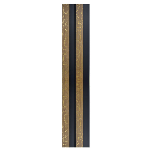 Set 5 panouri decorative, riflaj, polimer rigid, Naimeed D5477, 270x12x2cm, Maro