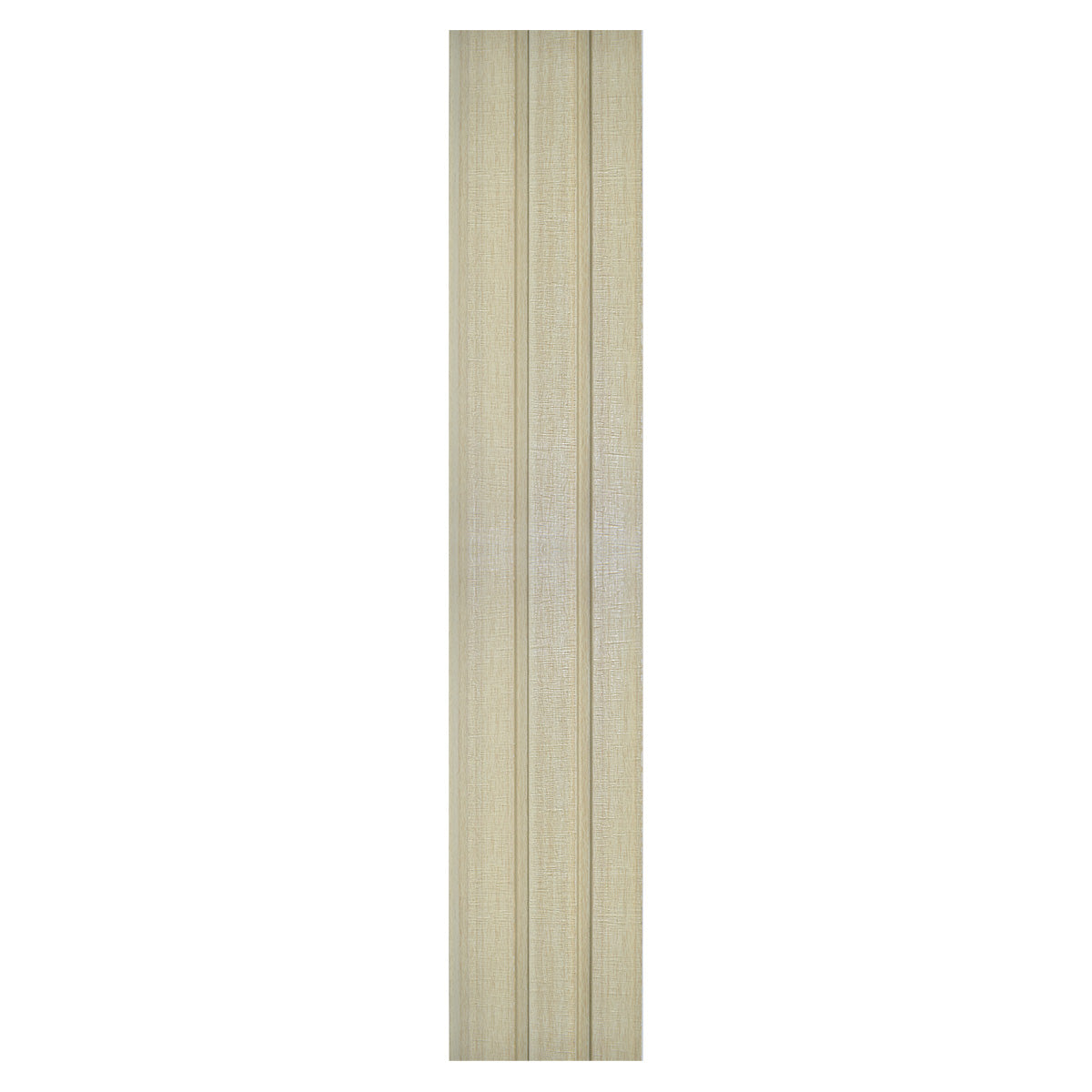Set 5 panouri decorative, riflaj, polimer rigid, Naimeed D5482, 270x12x1cm, Crem deschis