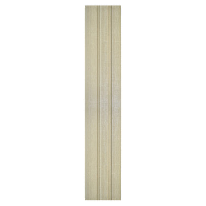 Set 5 panouri decorative, riflaj, polimer rigid, Naimeed D5482, 270x12x1cm, Crem deschis