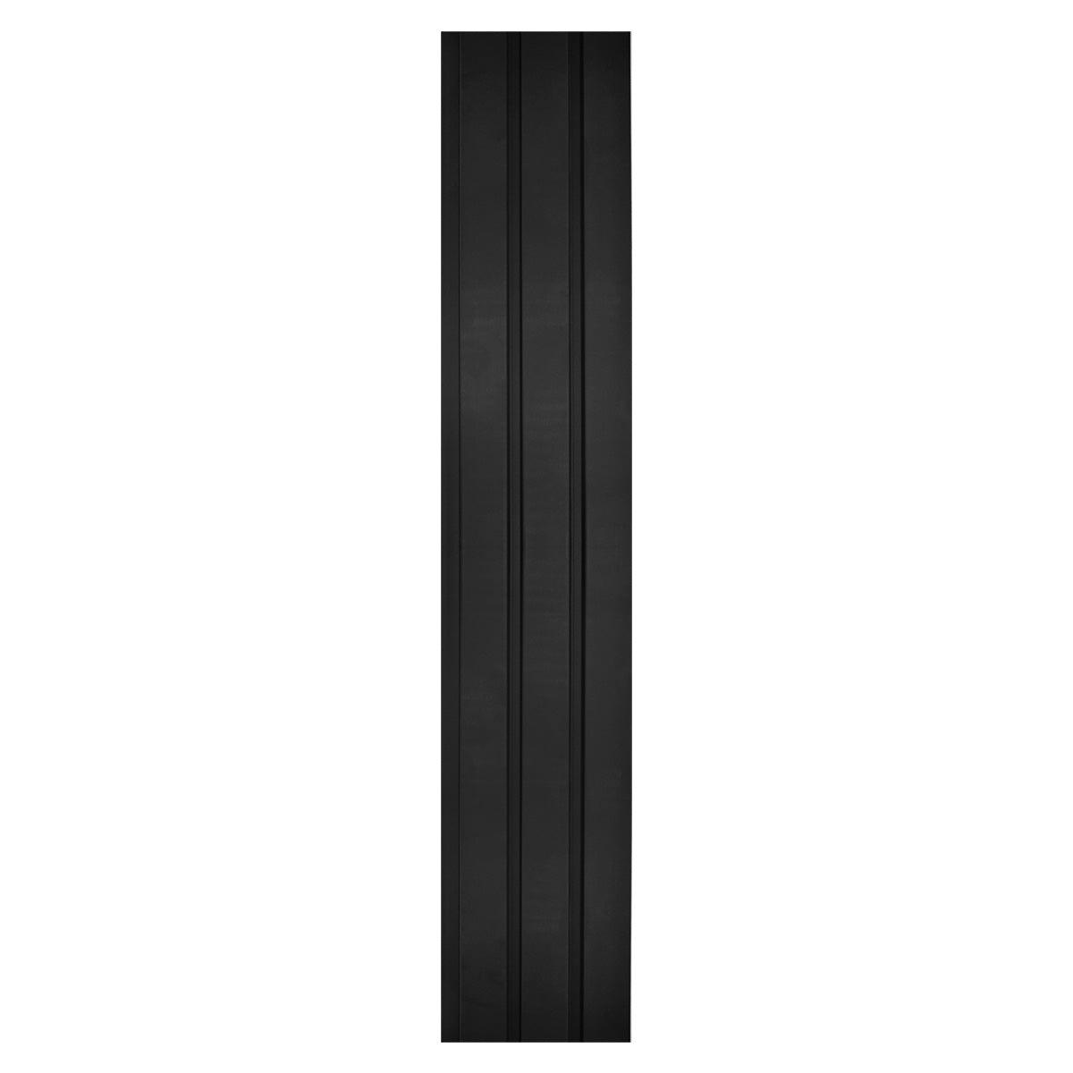 Set 5 panouri decorative, riflaj, polimer rigid, Naimeed D5483, 270x12x1cm, Negru