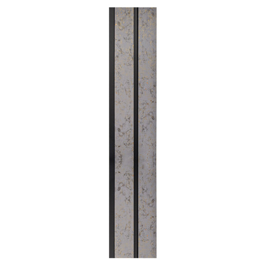 Set 2 panouri decorative, riflaj, polimer rigid, Naimeed D5487, 270x12x1cm, Crem