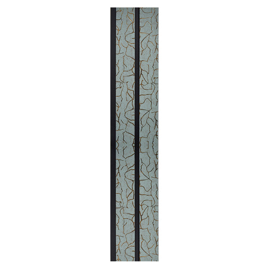 Set 5 panouri decorative, riflaj, polimer rigid, Naimeed D5488, 270x12x1cm, Turcoaz