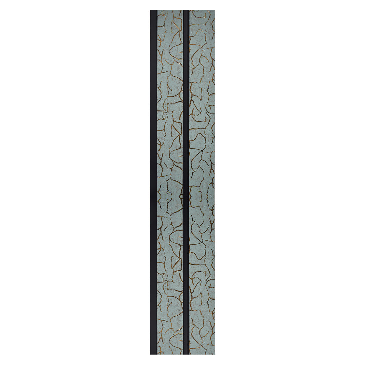 Set 2 panouri decorative, riflaj, polimer rigid, Naimeed D5488, 270x12x1cm, Turcoaz