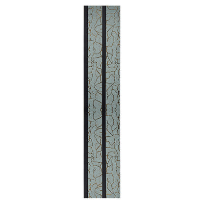 Set 2 panouri decorative, riflaj, polimer rigid, Naimeed D5488, 270x12x1cm, Turcoaz