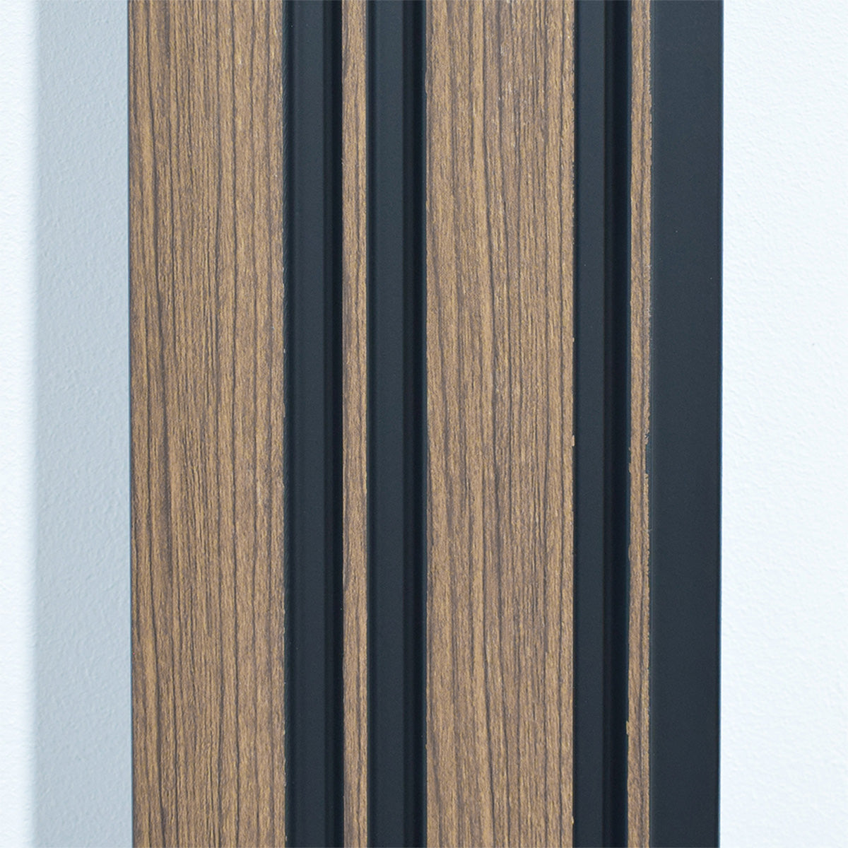Set 2 panouri decorative, riflaj, polimer rigid, Naimeed D5489, 270x12x1cm, Maro