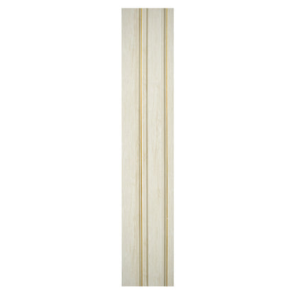 Panou decorativ, riflaj, polimer rigid, Naimeed D5491, 270x12x1cm, Alb