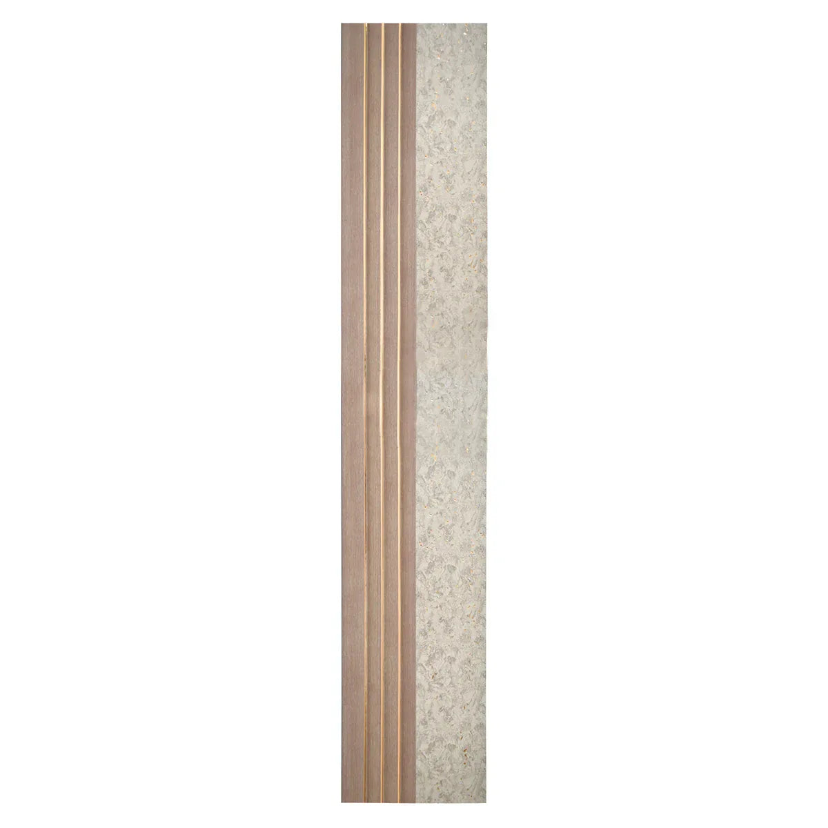 Panou decorativ, riflaj, polimer rigid, Naimeed D5500, 270x16x1cm, Crem deschis