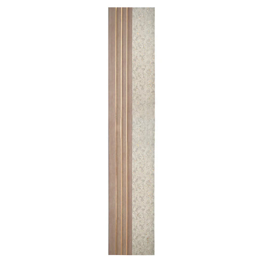 Panou decorativ, riflaj, polimer rigid, Naimeed D5500, 270x16x1cm, Crem deschis