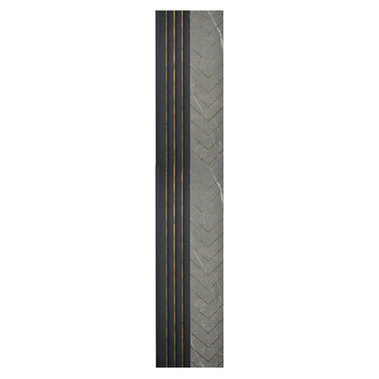 Set 2 panouri decorative, riflaj, polimer rigid, Naimeed D5503, 270x16x1cm, Gri