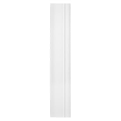Set 5 plinte decorative, polimer rigid, Naimeed D5730, Alb, 230x8x1.1cm