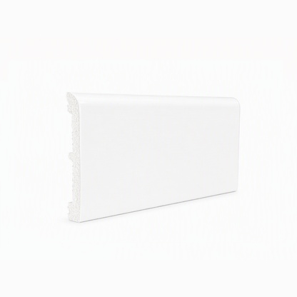 Plintă decorativă, polimer rigid, Naimeed D5513, Alb, 230 × 10 × 0.9 cm