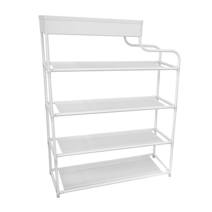 Pantofar, Naimeed D5547, raft incaltaminte, polita multifunctionala, 81 x 22 x 60 cm, alb