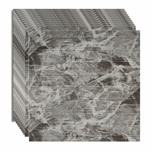 Set 10 x Tapet 3D autoadeziv, design modern, usor de curatat, 70x77cm, Naimeed D5555