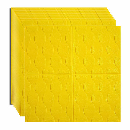 Set 10 x Tapet 3D autoadeziv, design modern, usor de curatat, 70x70cm, Naimeed D5565