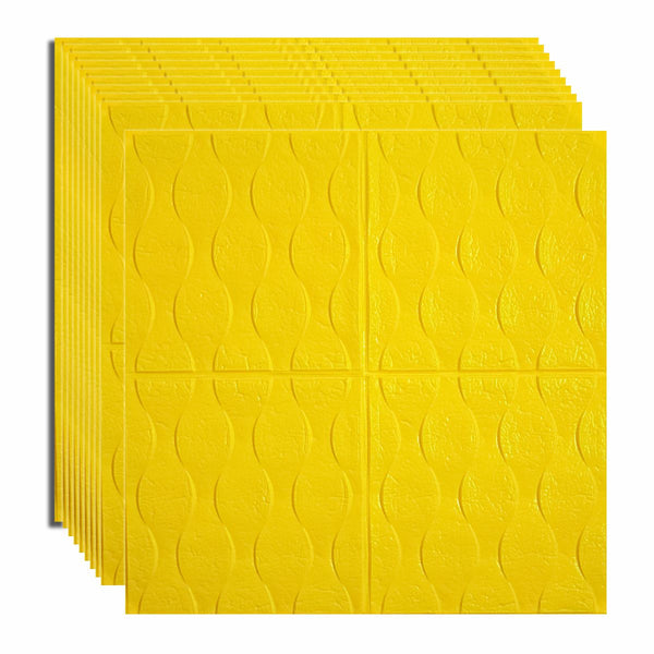 Set 10 x Tapet 3D autoadeziv, design modern, usor de curatat, 70x70cm, Naimeed D5565