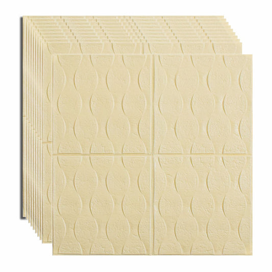 Set 10 x Tapet 3D autoadeziv, design modern, usor de curatat, 70x70cm, Naimeed D5566