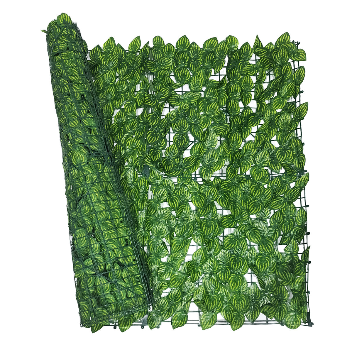 Plasa gard, frunze artificiale, Naimeed D5570, paravan pentru balcon, terasa si gard, Verde