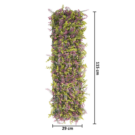 Paravan verde artificial, extensibil, Naimeed D5573, Verde/Maro