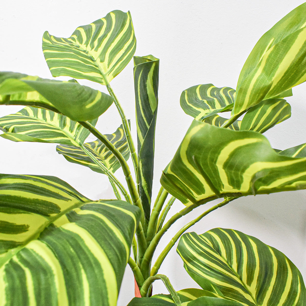 Planta artificiala, Dracaena Marginata fara ghiveci, Naimeed D5601, 115x51 cm, Verde/Galben