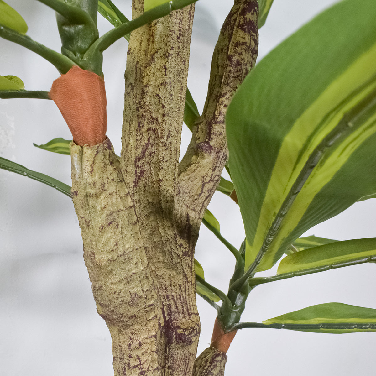 Planta artificiala, Dracaena fara ghiveci, Naimeed D5602, 120x85 cm, Verde/Galben