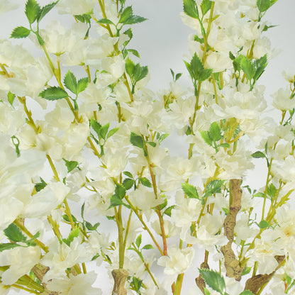 Copac artificial, Cires (Sakura) fara ghiveci, Naimeed D5603, 180x100 cm, Alb