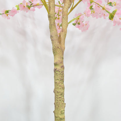 Copac artificial, Cires (Sakura) fara ghiveci, Naimeed D5603, 180x100 cm, Roz
