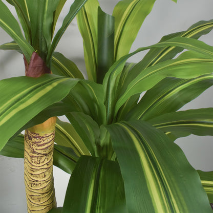 Copac  artificial, Dracaena fara ghiveci, Naimeed D5612, 166x100 cm, Verde/Galben