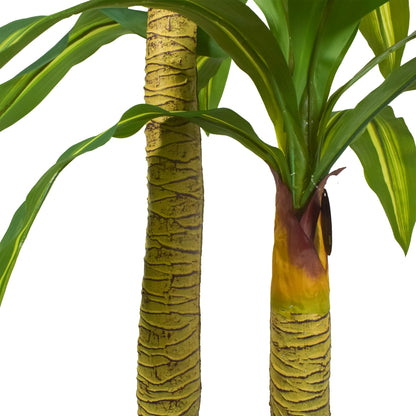 Copac  artificial, Dracaena fara ghiveci, Naimeed D5612, 166x100 cm, Verde/Galben