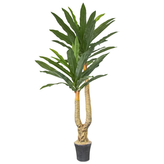 Copac  artificial, Dracaena fara ghiveci, Naimeed D5612, 166x100 cm, Verde