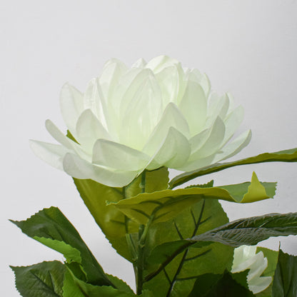 Floare artificiala fara ghiveci, Naimeed D5630, 90x67 cm, Alb