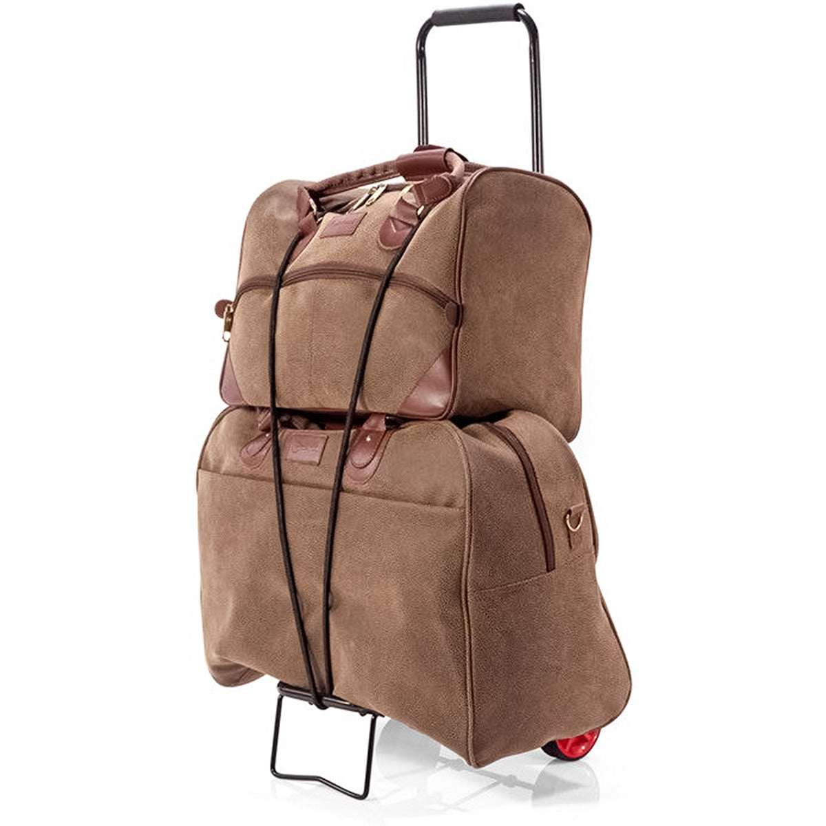 Carucior de cumparaturi pliabil, Naimeed D5672, inaltime ajustabila, roti silentioase, maner ergonomic, 48x38x100cm, 30kg Negru