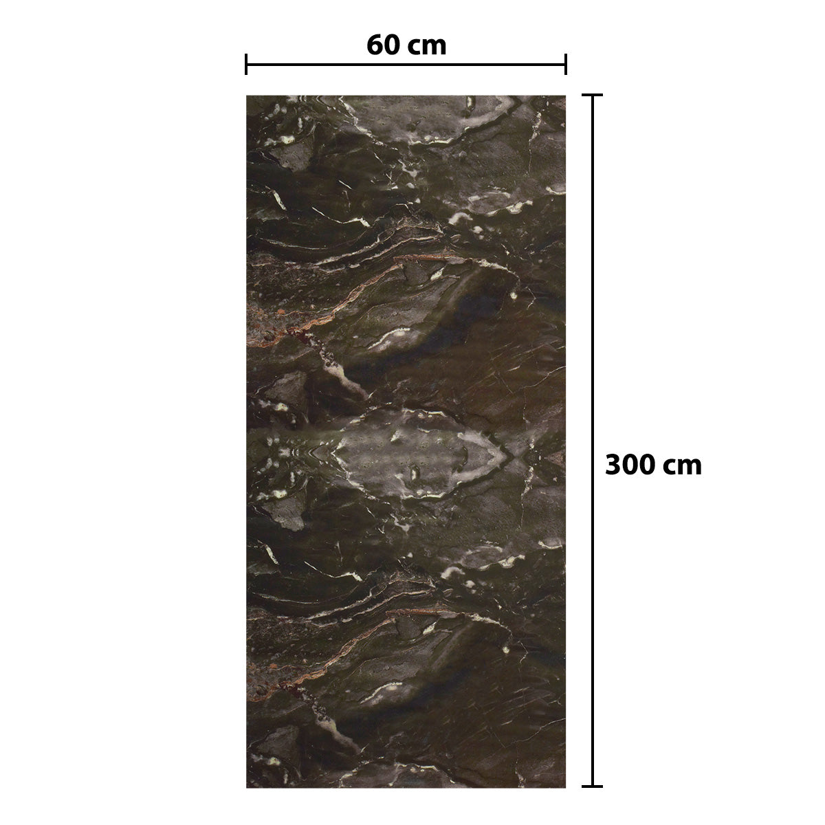 Rola panou autoadeziv, Naimeed D5679, design modern, 2mm grosime, 60x300cm, Maro