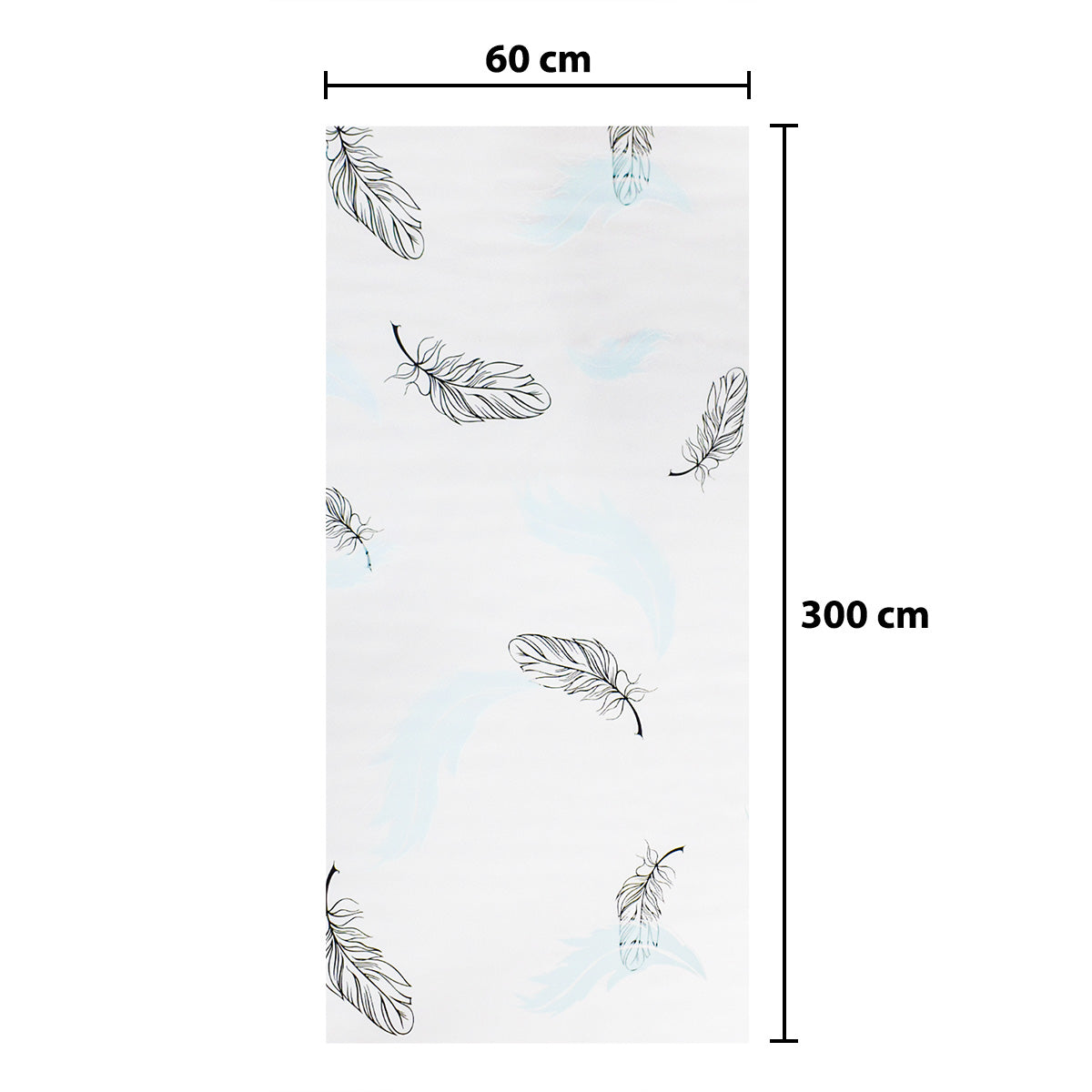 Rola panou autoadeziv, Naimeed D5686, design modern, 2mm grosime, 60x300cm, Alb