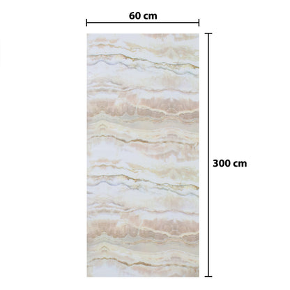 Rola panou autoadeziv, Naimeed D5687, design modern, 2mm grosime, 60x300cm, Crem