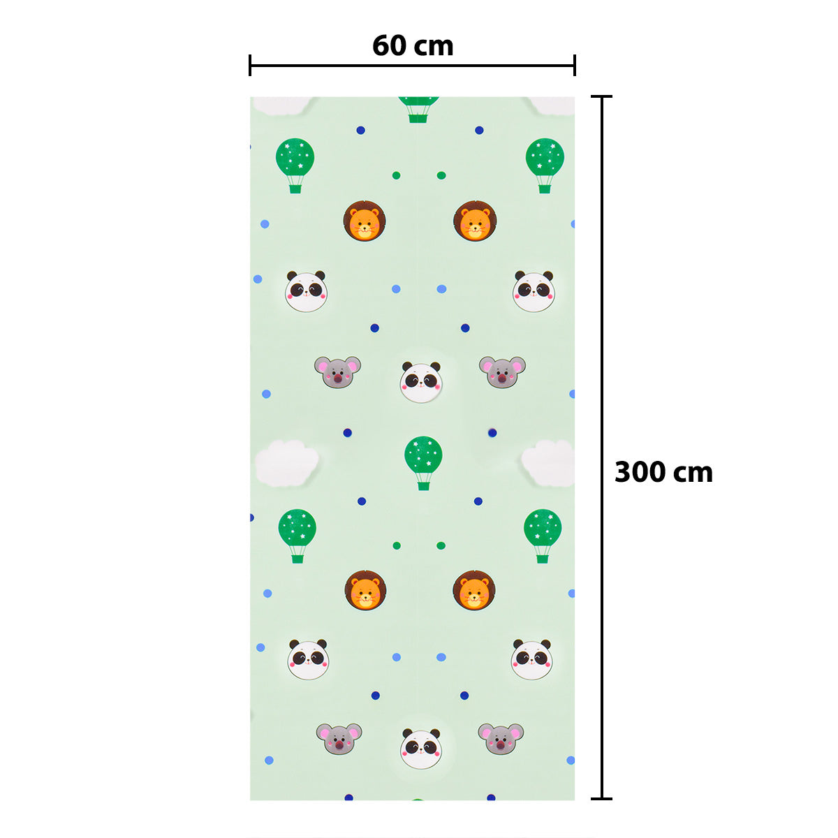 Rola panou autoadeziv, Naimeed D5694, design modern, 2mm grosime, 60x300cm, Verde