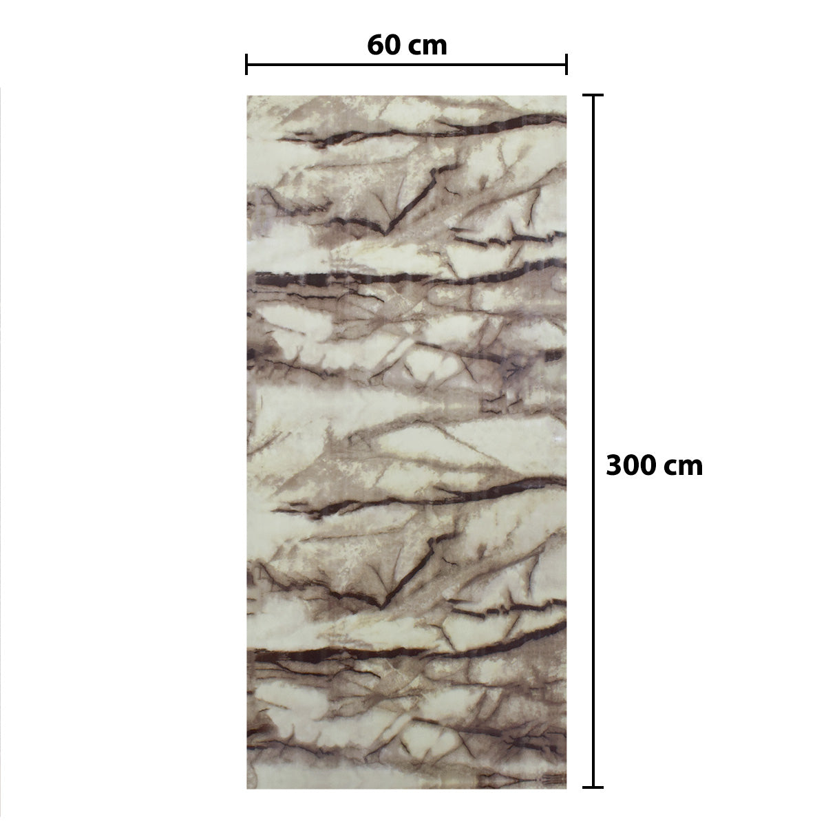 Rola panou autoadeziv, Naimeed D5695, design modern, 2mm grosime, 60x300cm, Crem
