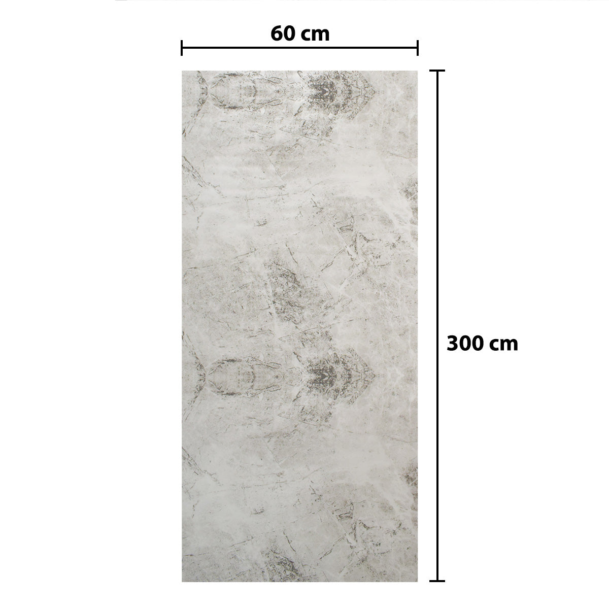 Rola panou autoadeziv, Naimeed D5696, design modern, 2mm grosime, 60x300cm, Gri