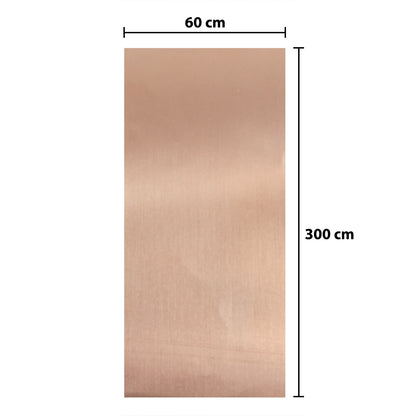 Rola panou autoadeziv, Naimeed D5712, design modern, 2mm grosime, 60x300cm, Cupru