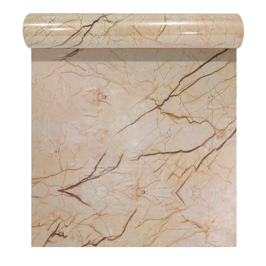 Rola panou autoadeziv, Naimeed D5719, design modern, 2mm grosime, 60x300cm, Crem